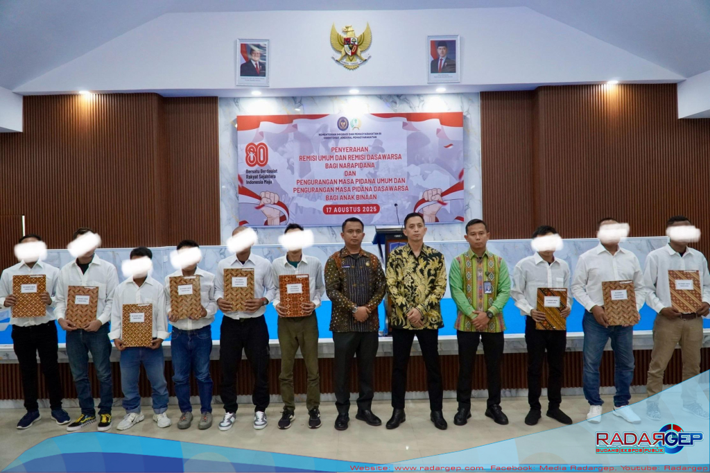 94 Orang Wbp Rutan Kelas I Medan Langsung Bebas Terima Remisi Umum dan Remisi Dasawarsa Pada HUT RI Ke-80,